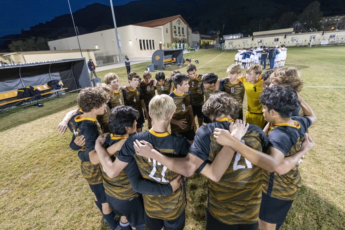 Boys Soccer action photo 2